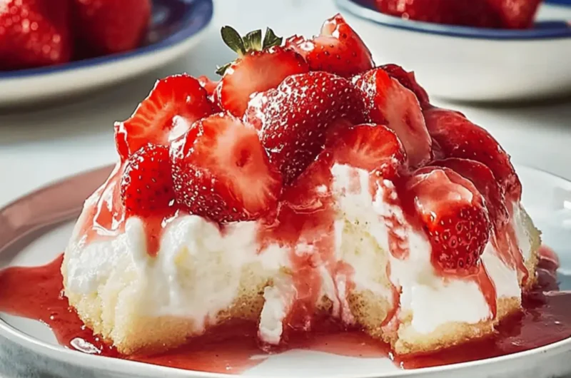 Strawberry Angel Food Dessert