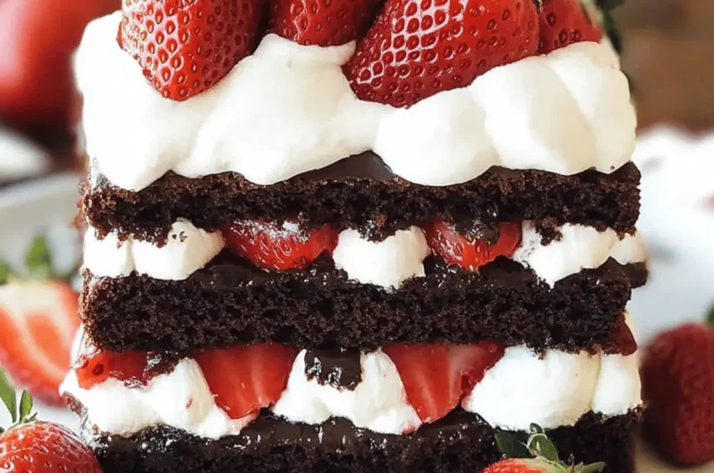 Chocolate Strawberry Shortcake