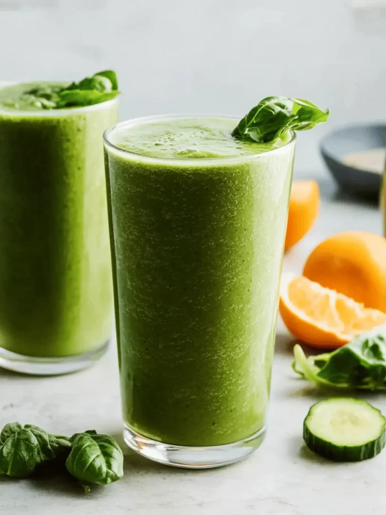 Creamy Green Smoothie Delight: A Quick Nutrient Boost 3 Green Smoothie