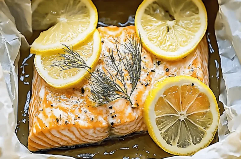 Elegant Salmon en Papillote with Fennel and Lemon