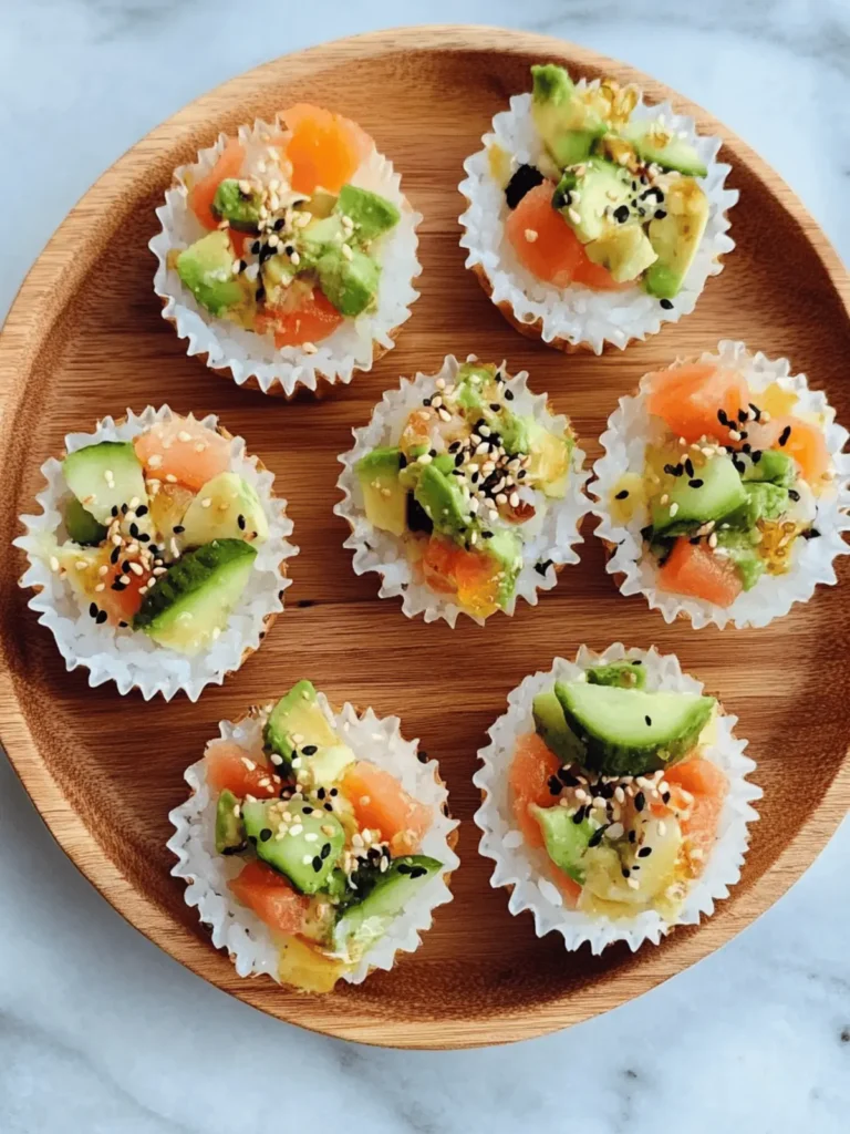Customizable Sushi Cups for a Fresh, Fun Snack Experience 2 Sushi Cups