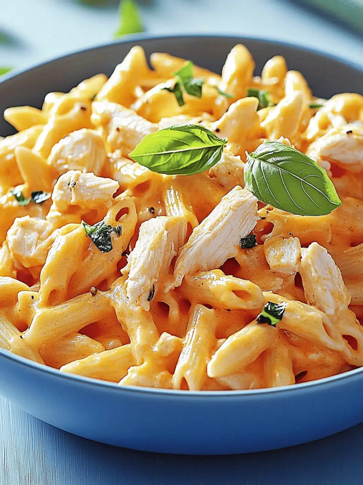 Creamy Buffalo Chicken Pasta with Cheddar and a Kick