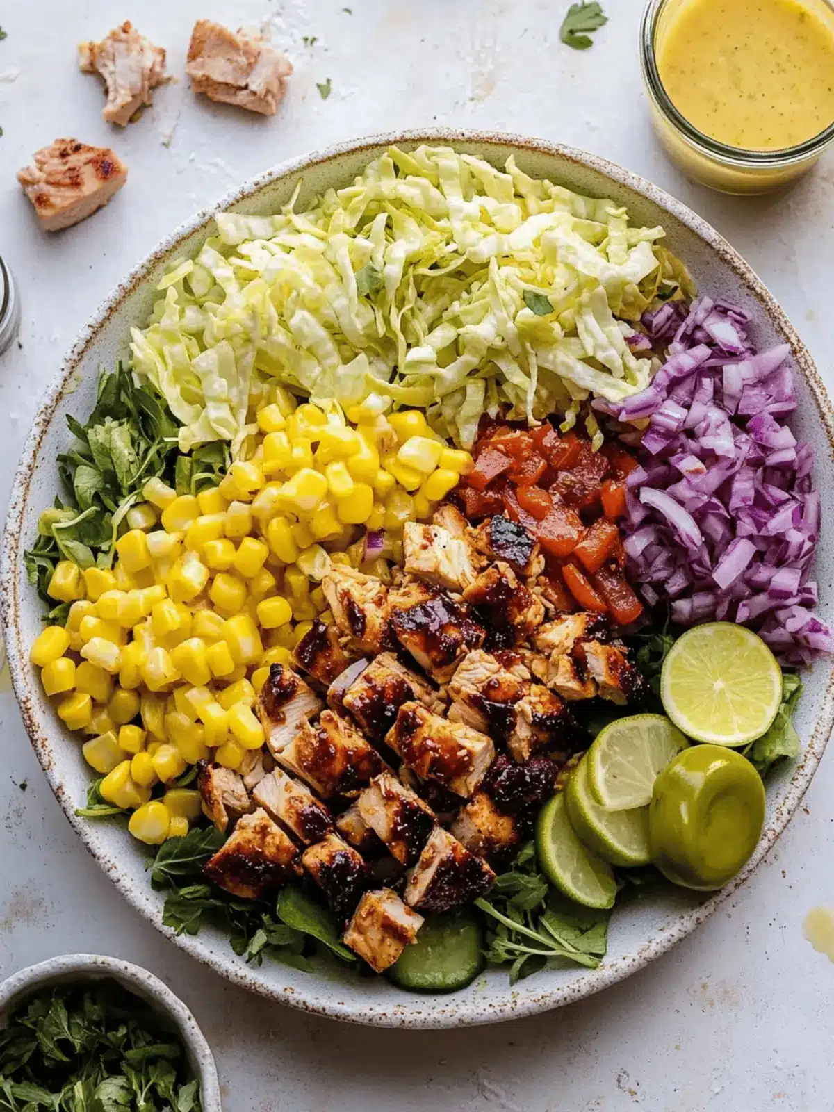 Summer BBQ Chicken Chopped Salad