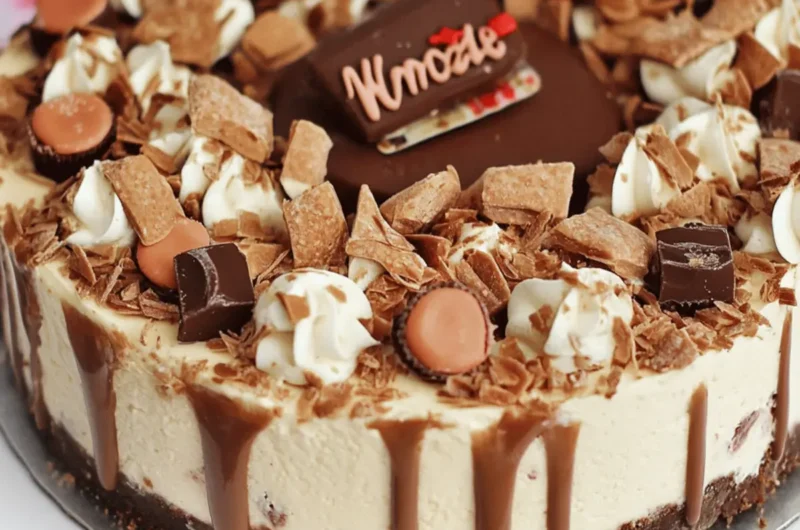 No-Bake Kinder Bueno Cheesecake!