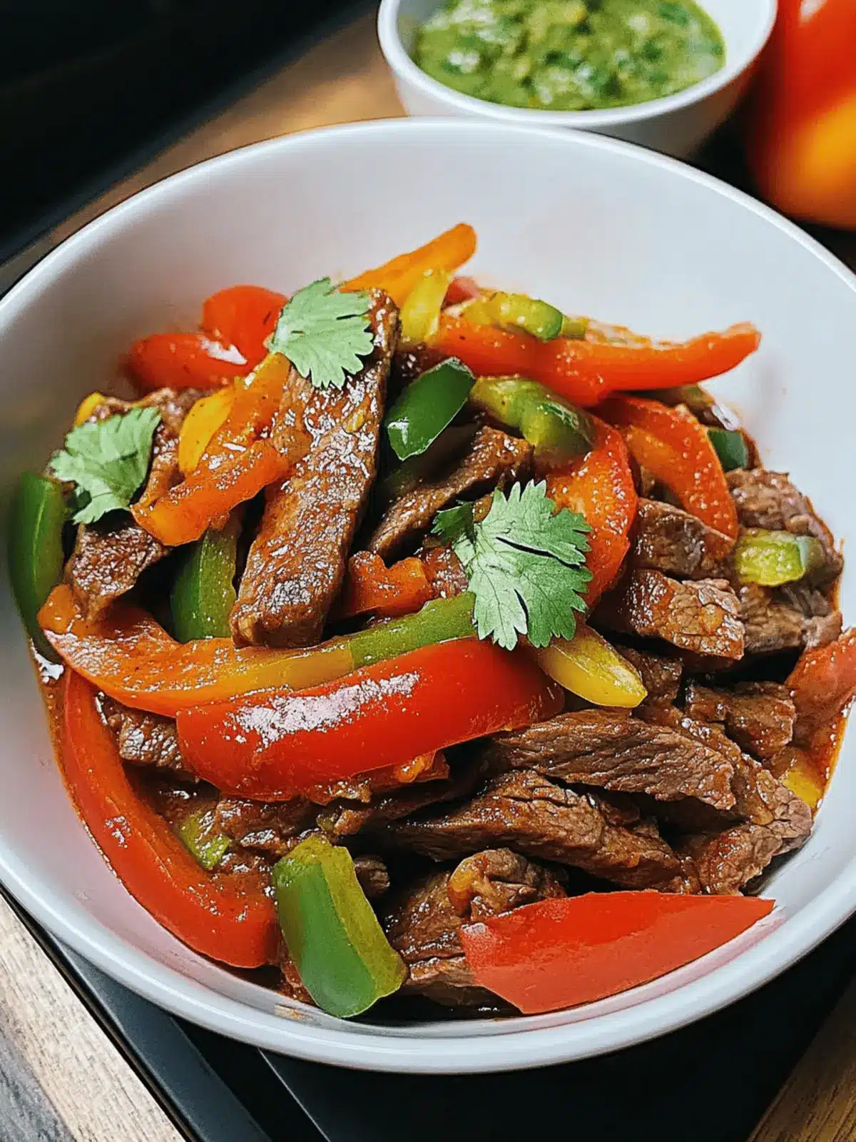 Slow Cooker Steak Fajitas