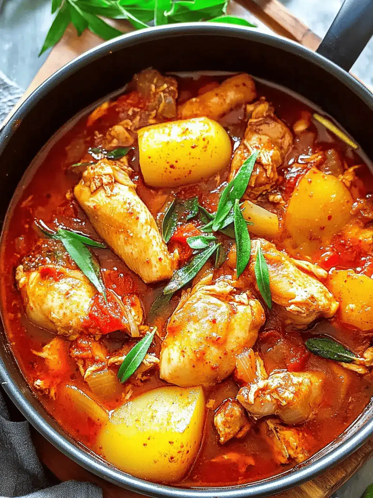 Easy Dakdoritang (Spicy Korean Chicken Stew)