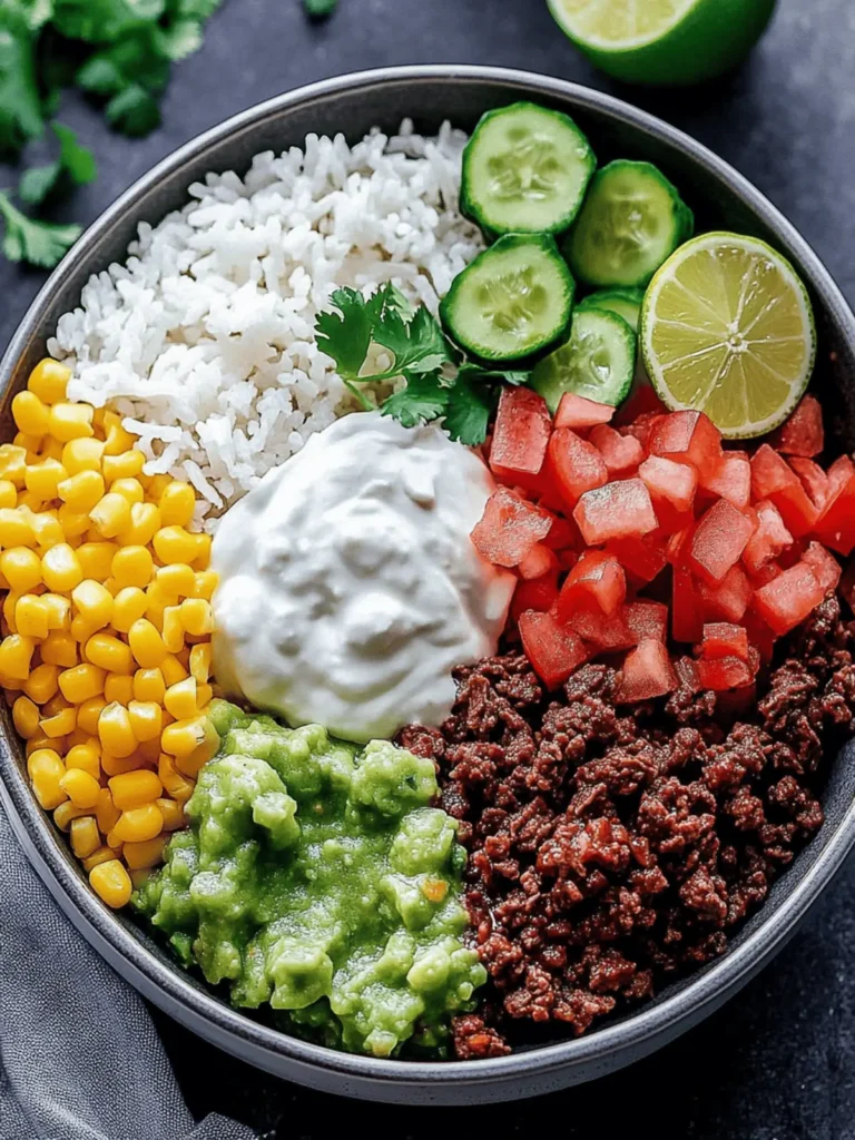 Savory Beef Burrito Bowl: Quick, Customizable Comfort Food 4 Beef Burrito Bowl
