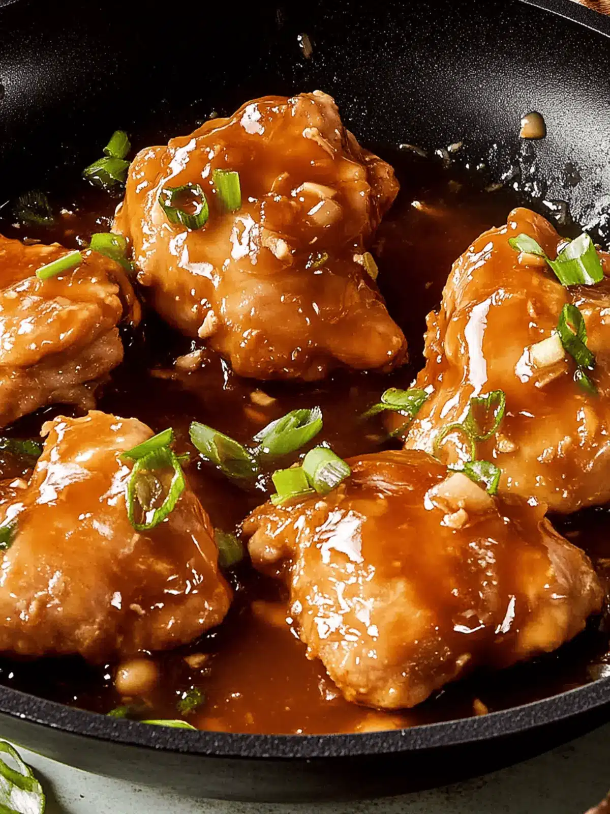 Hawaiian Shoyu Chicken