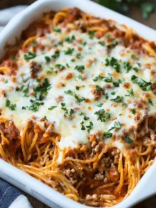 Southern Baked Spaghetti Casserole