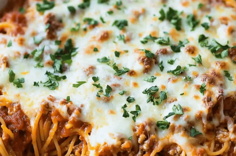 Southern Baked Spaghetti Casserole