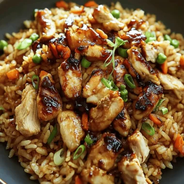 Japanese BBQ Chicken Fried Rice