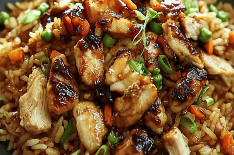 Japanese BBQ Chicken Fried Rice