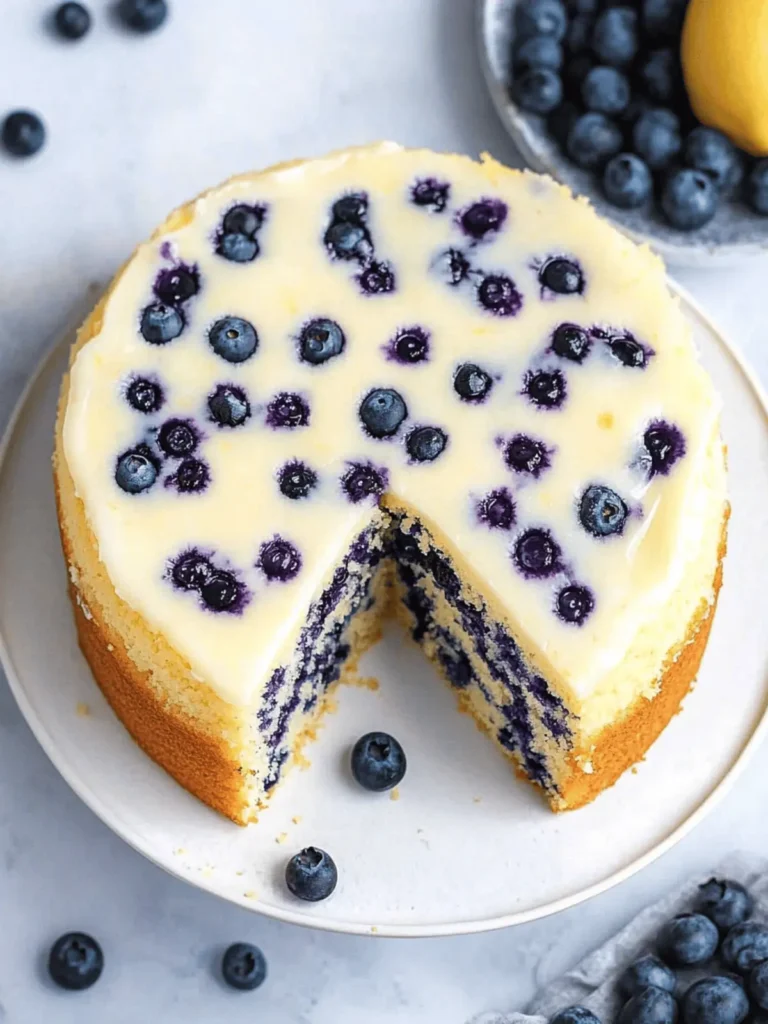 Lemon Blueberry Cake