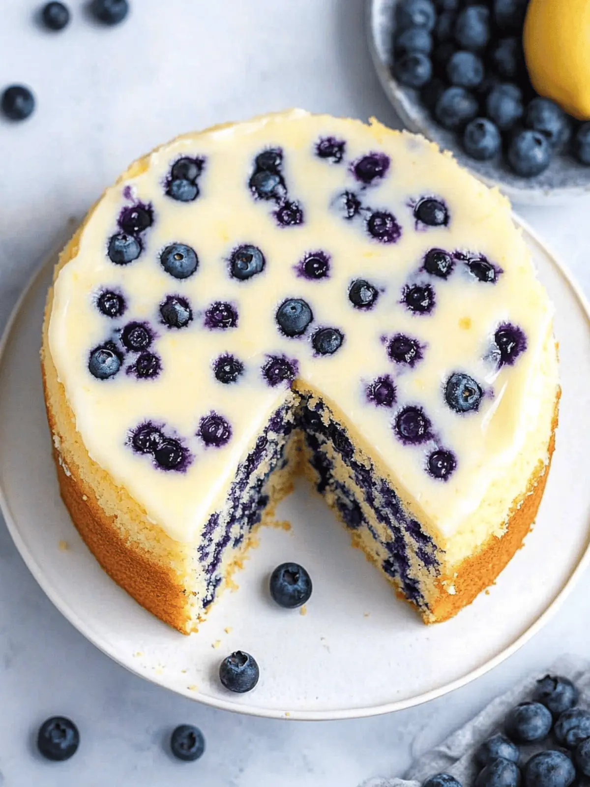 Lemon Blueberry Cake