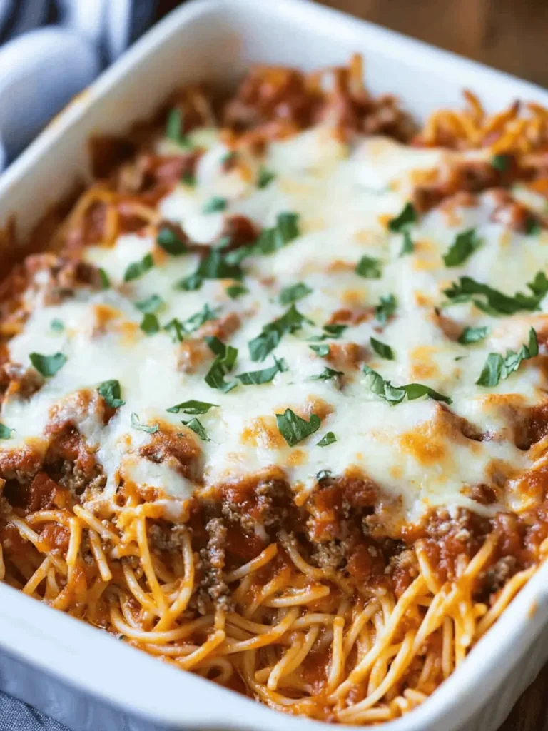 Southern Baked Spaghetti Casserole
