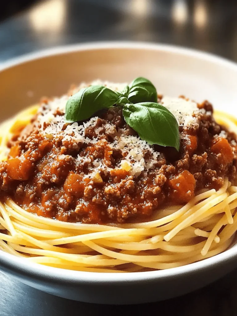 Savory Spaghetti Bolognese: Your Ultimate Comfort Dish! 2 Spaghetti Bolognese