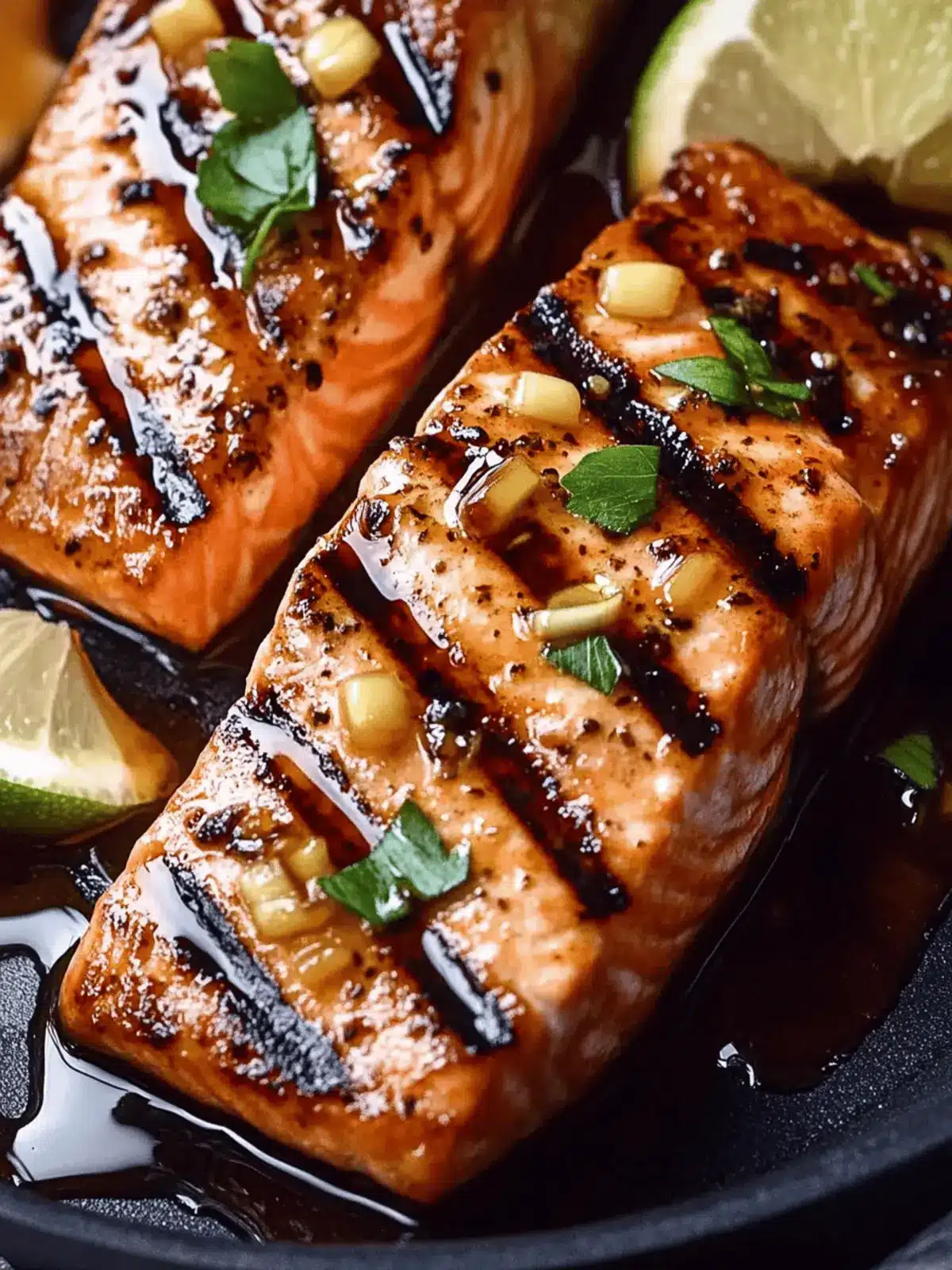 Grilled Honey Garlic Salmon