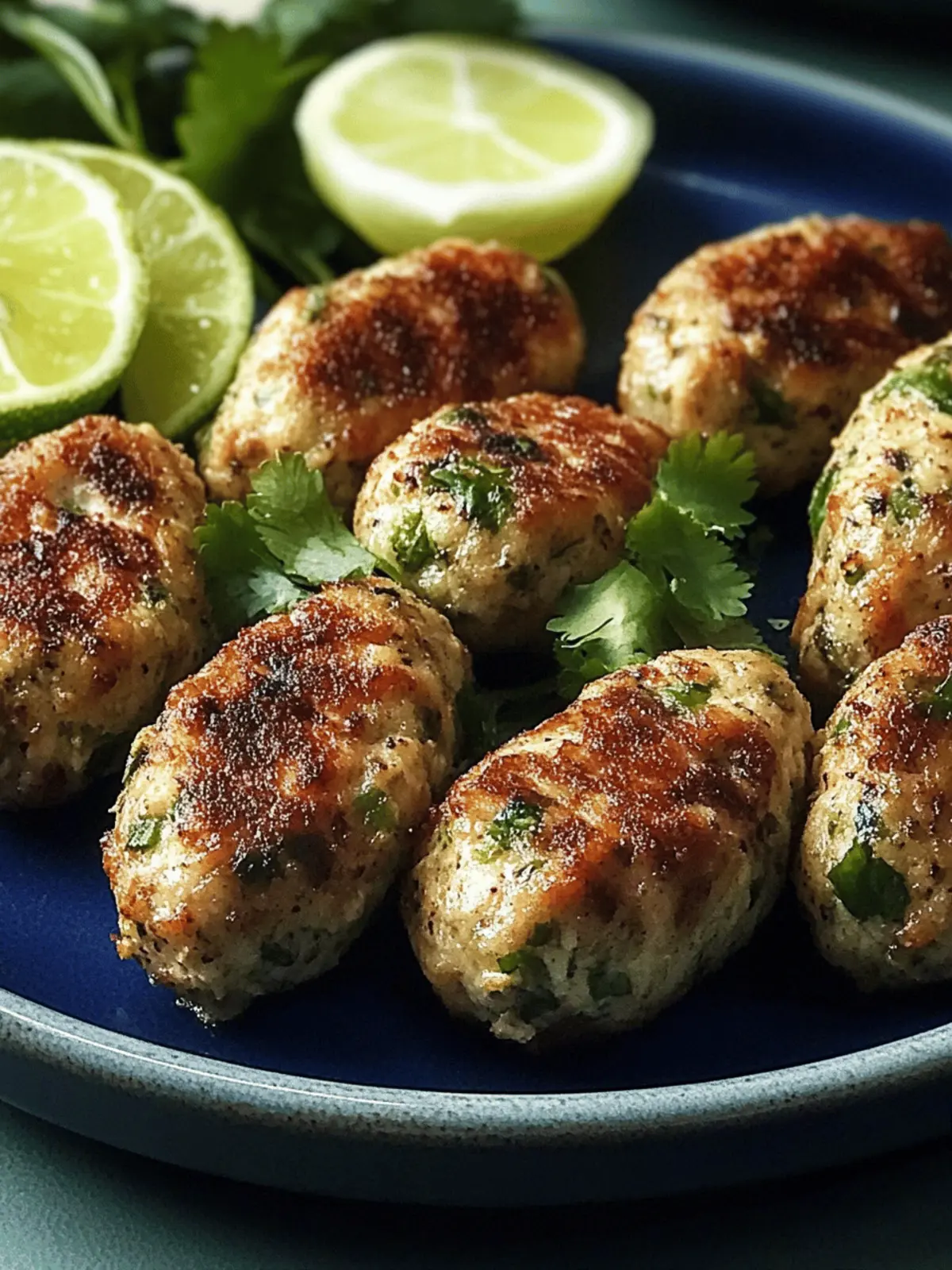 Aromatic Chicken Koftas with Herbs & Spices