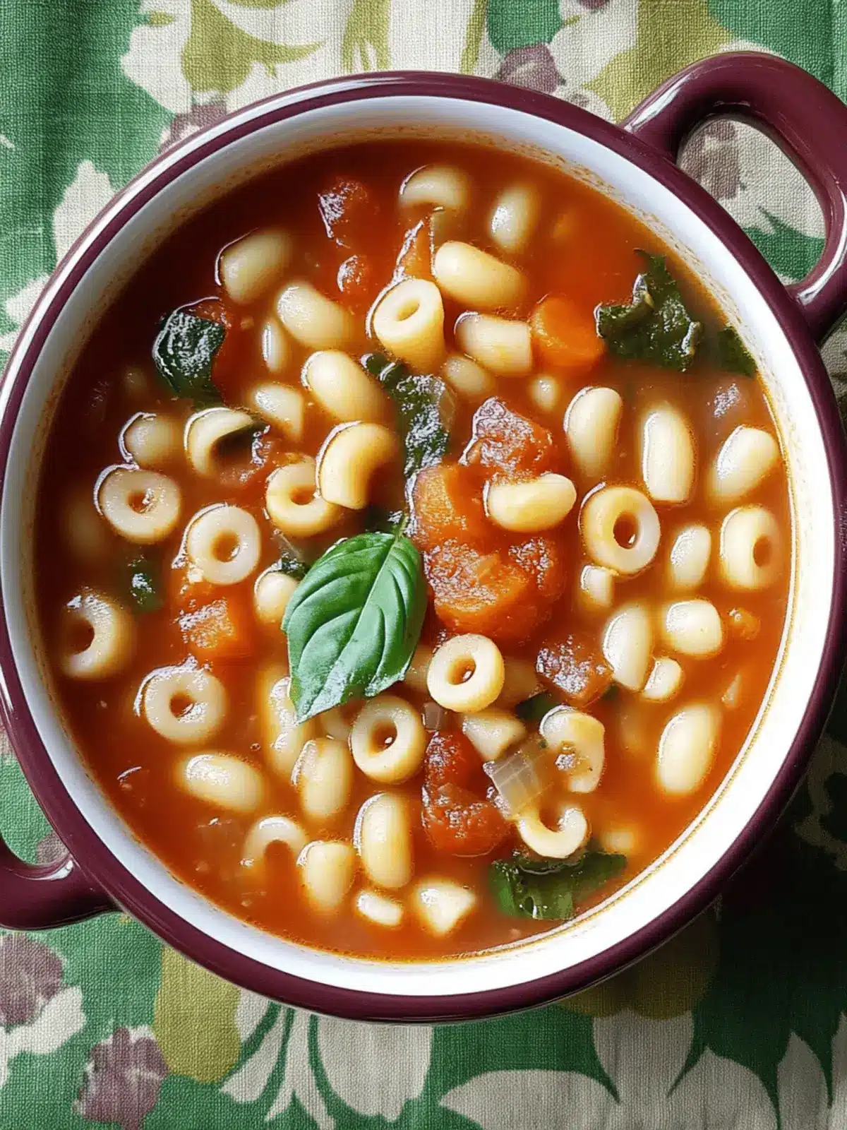 Slow Cooker Pasta Fagioli Soup