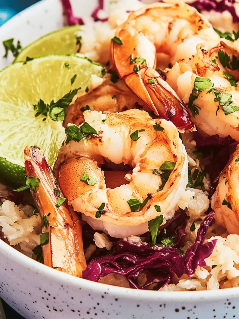 Coconut Lime Shrimp Bowls