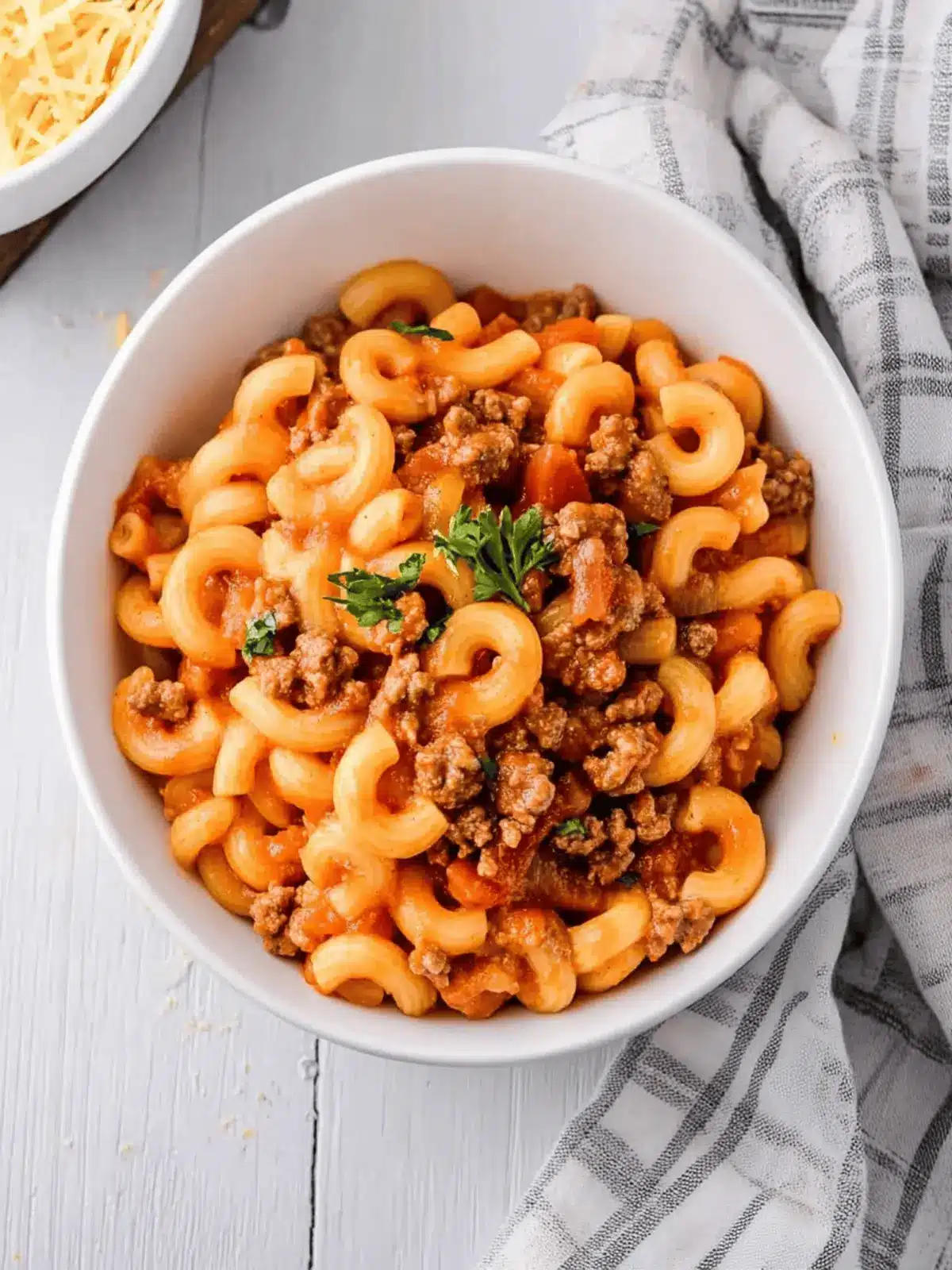 Easy Homemade Beefaroni