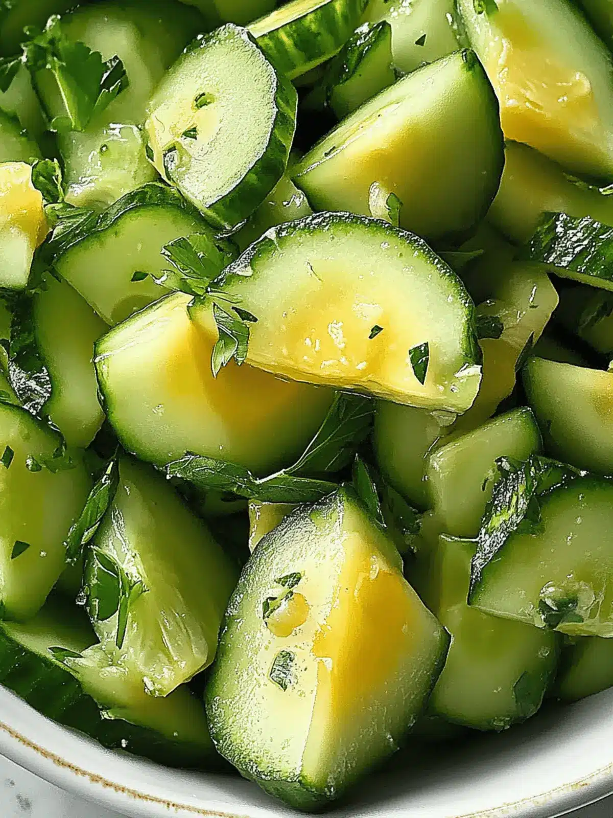 Refreshing Avocado-Cucumber Salad with a Zesty Twist