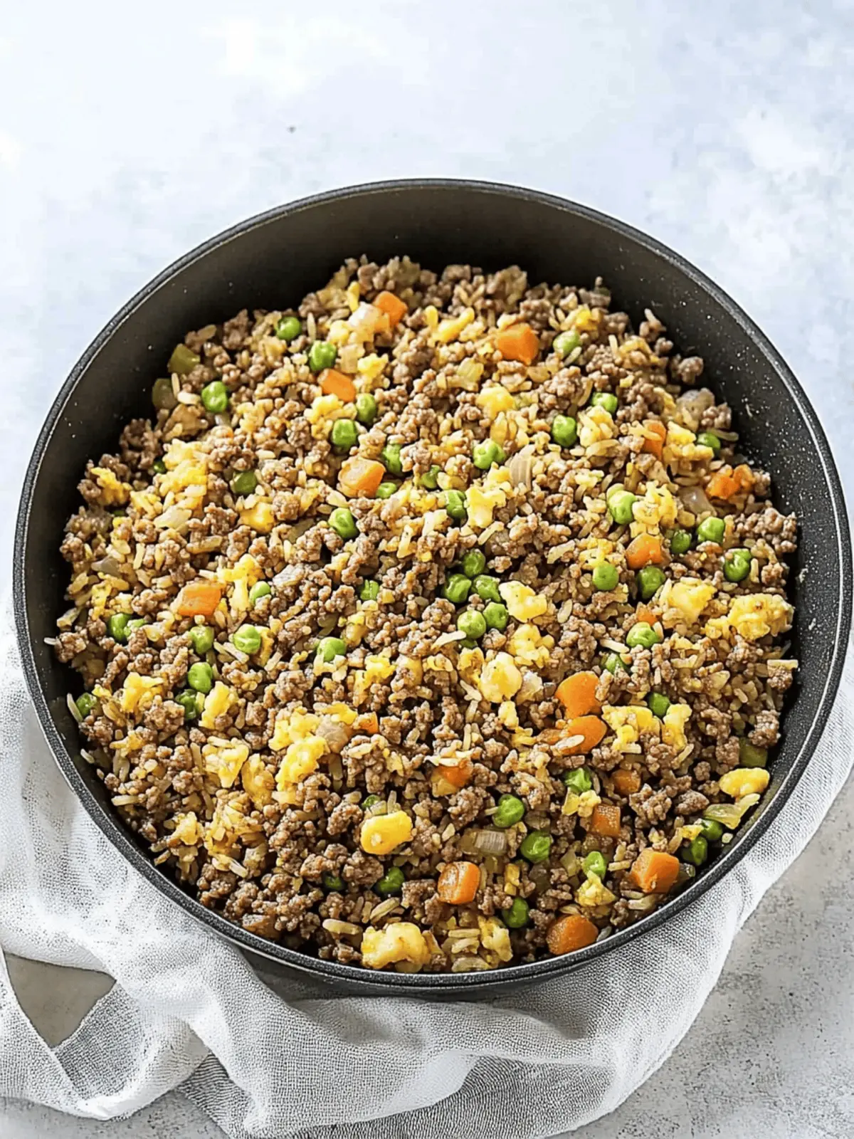 Savory Ground Beef Fried Rice in 30 Minutes or Less 5 Ground Beef Fried Rice