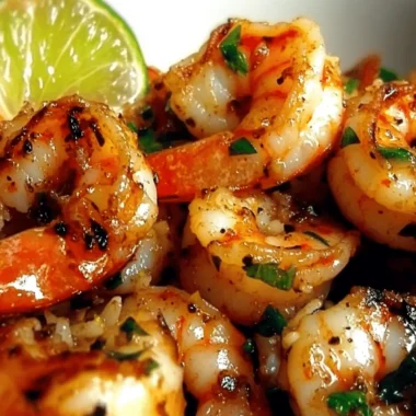 Thai Chili Lemongrass Grilled Shrimp with Sweet Basil & Lime Fried Rice
