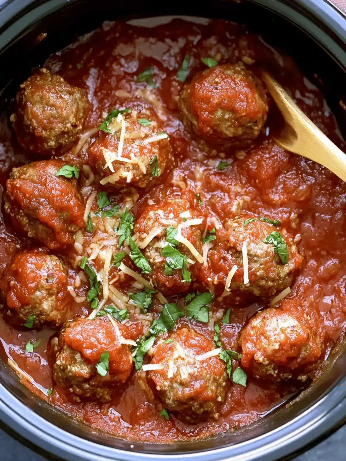 Crockpot Meatballs