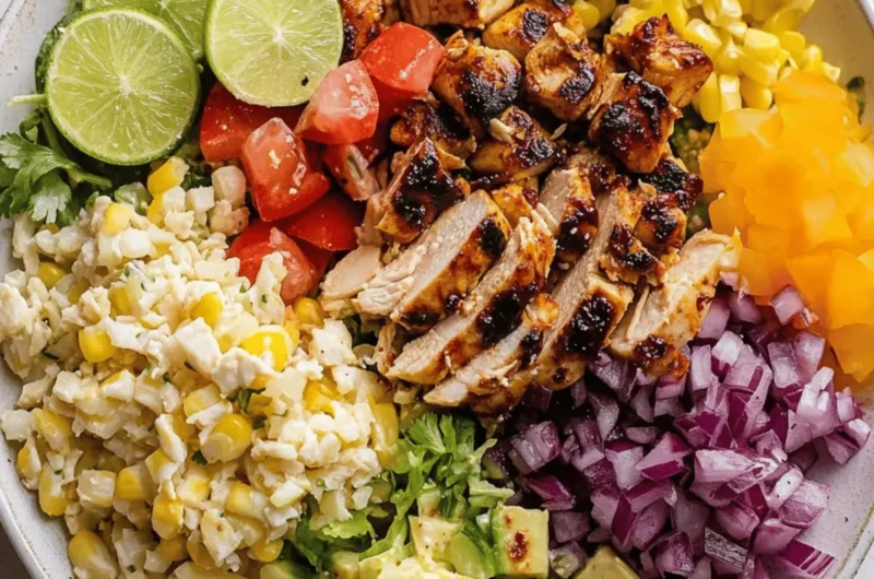 Summer BBQ Chicken Chopped Salad