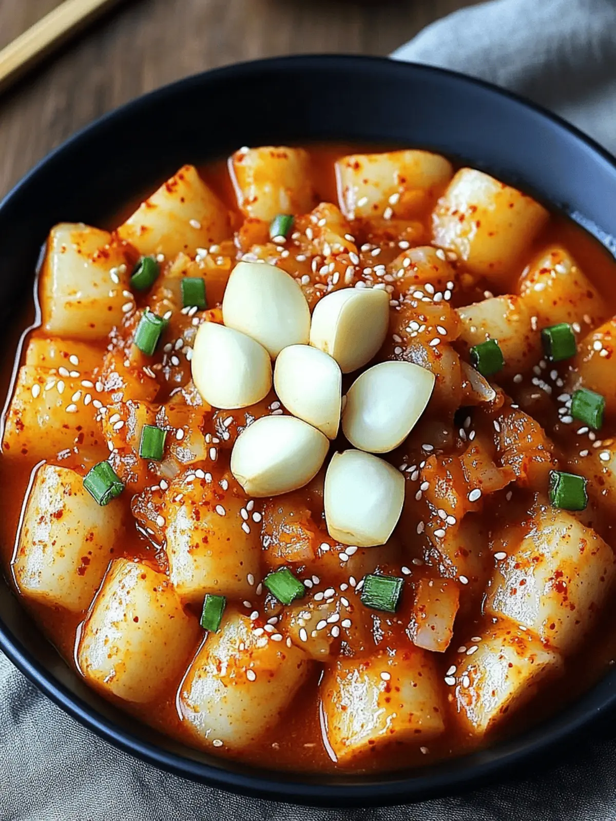 Spicy Korean Rice Cakes