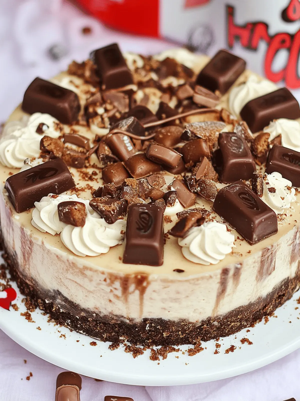 No-Bake Kinder Bueno Cheesecake!