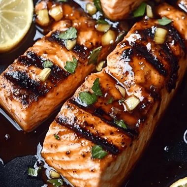 Grilled Honey Garlic Salmon