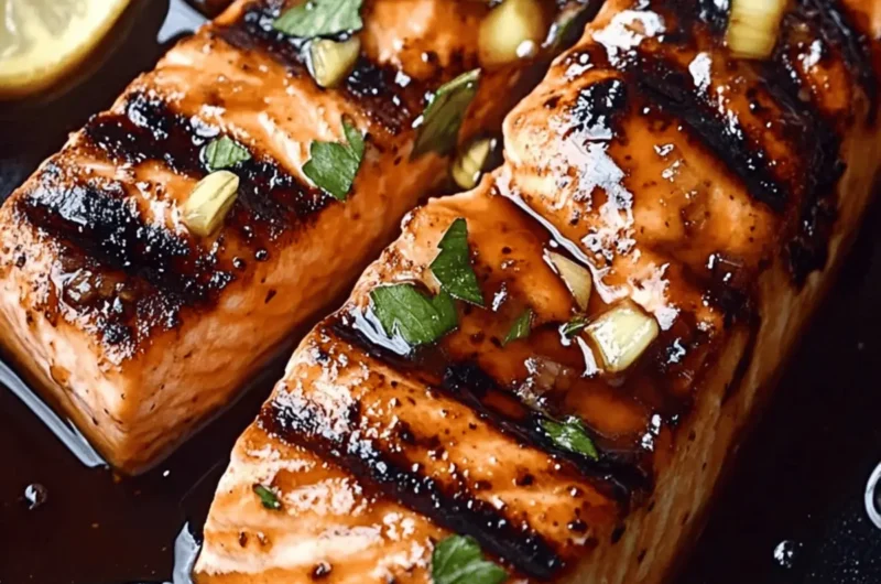 Grilled Honey Garlic Salmon