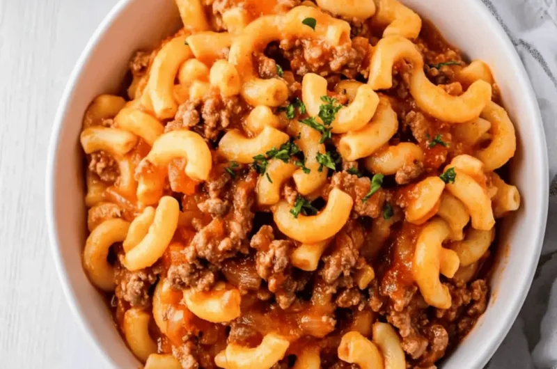 Easy Homemade Beefaroni