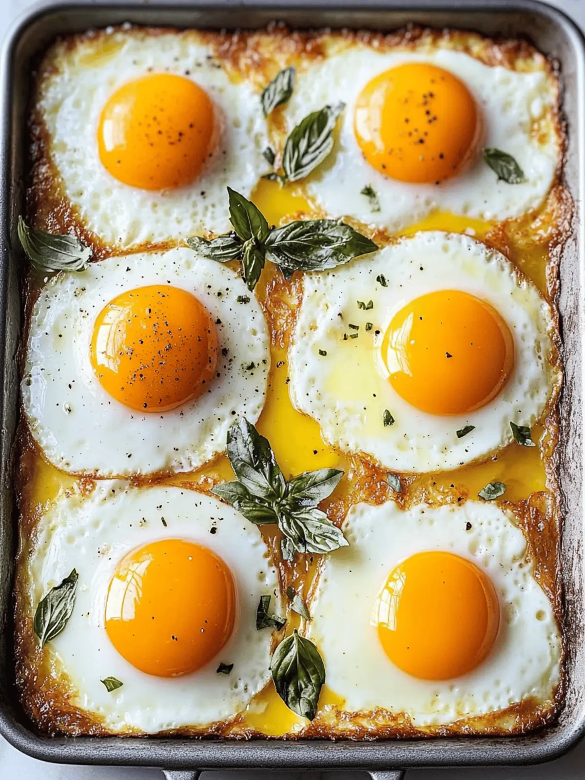 Effortless Sheet Pan Fried Eggs for a Crowd