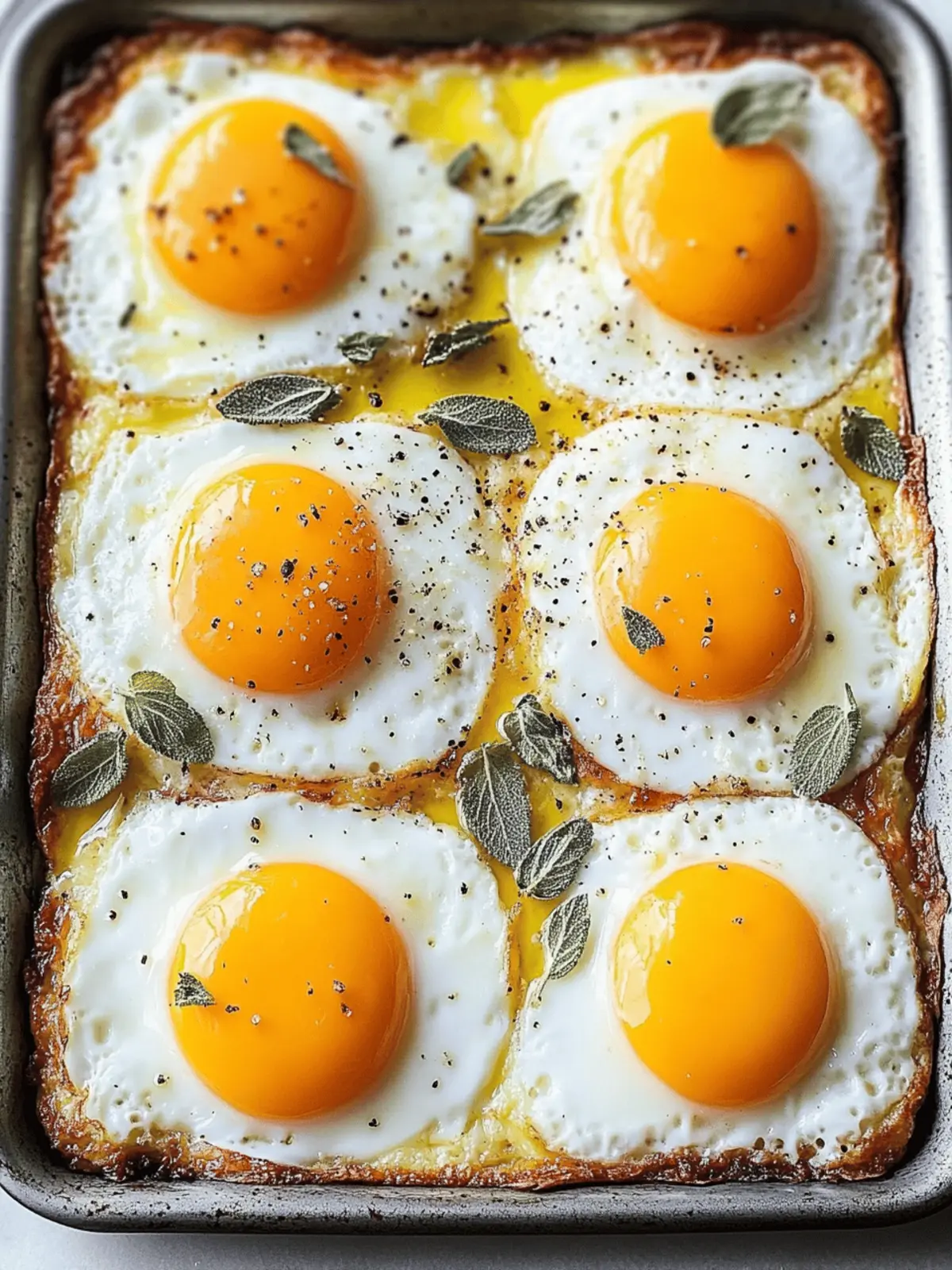 Effortless Sheet Pan Fried Eggs for a Crowd