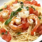 Angel Hair Pasta with Shrimp and Basil