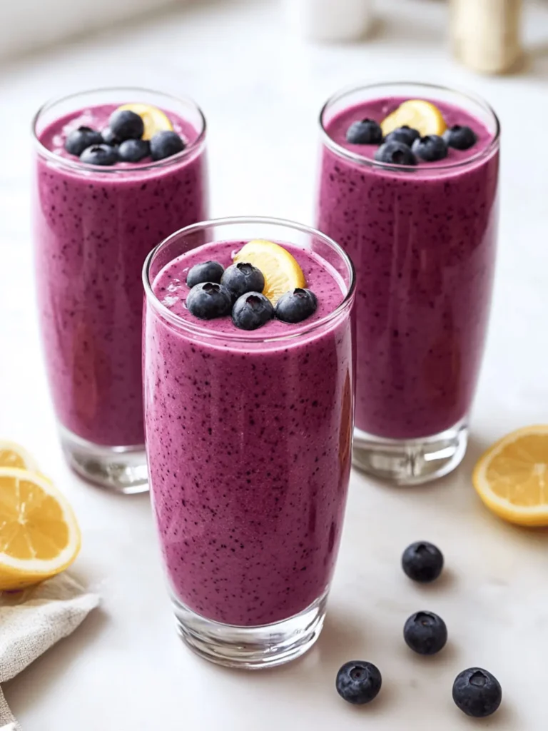 Delicious Blueberry Smoothie Recipe - Quick, Healthy Delight 2 Blueberry Smoothie Recipe - Love and Lemons