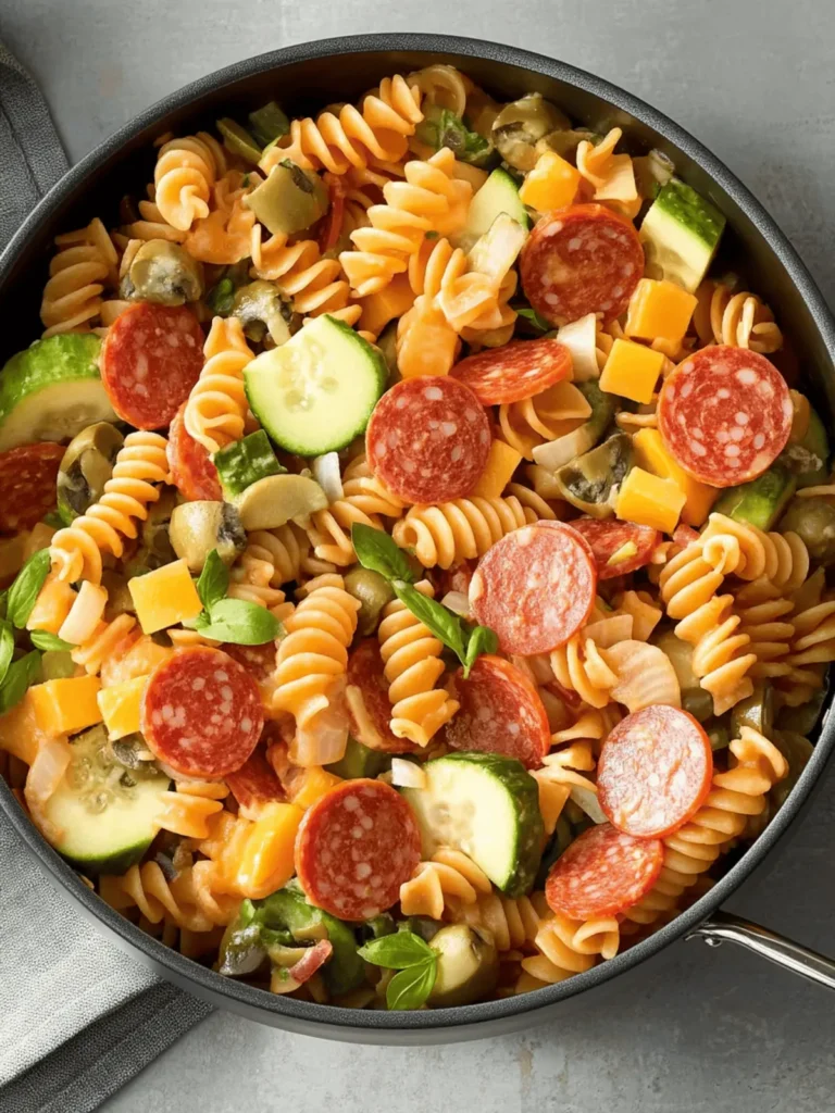 Pepperoni Pasta Salad Recipe: How to Make It