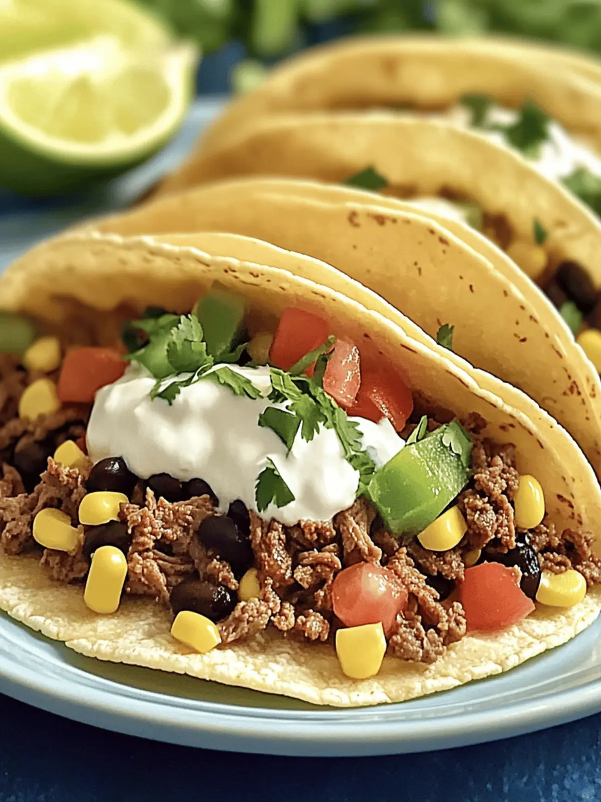 Classic Beef Taco Dinner