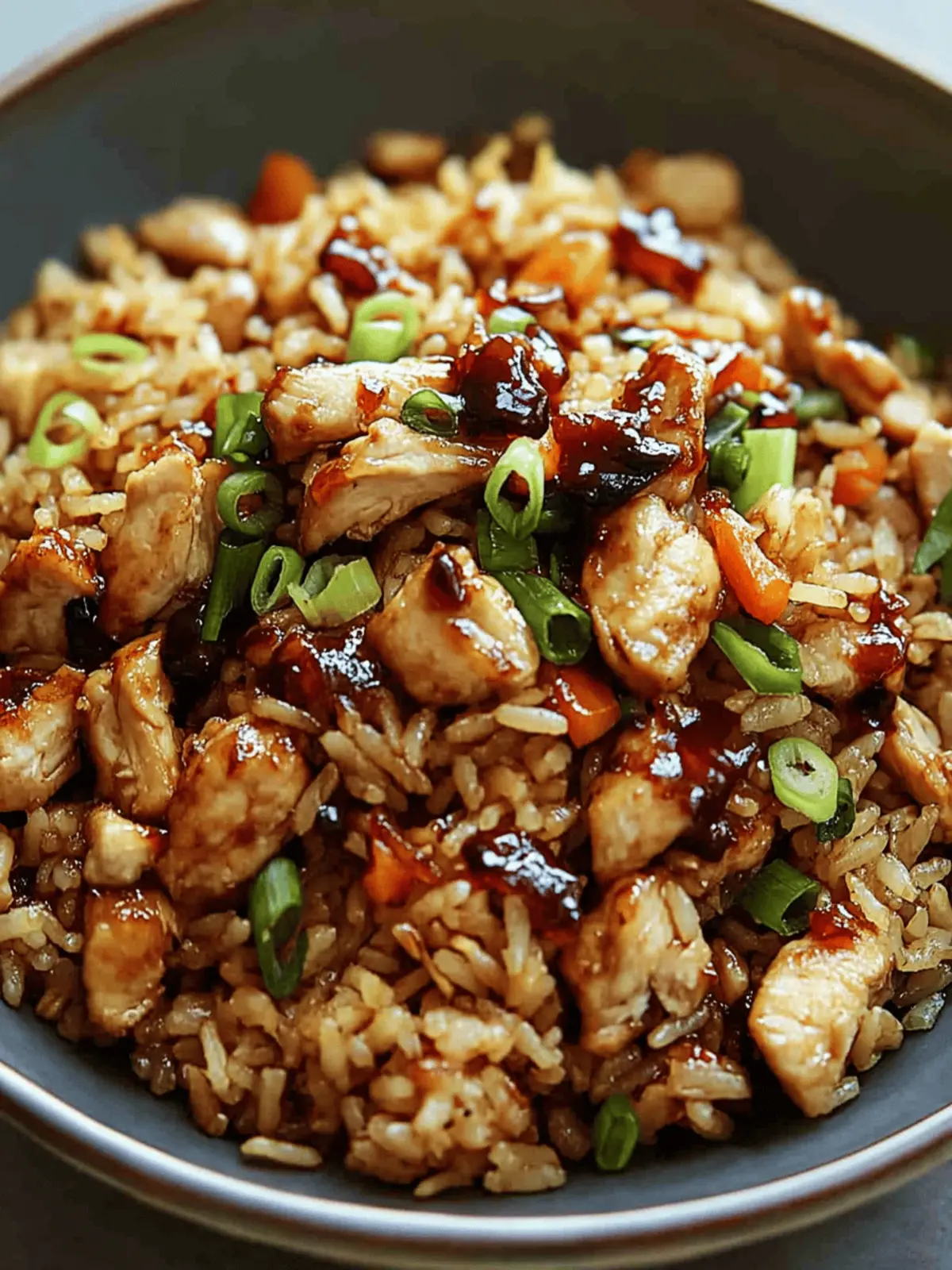 Japanese BBQ Chicken Fried Rice