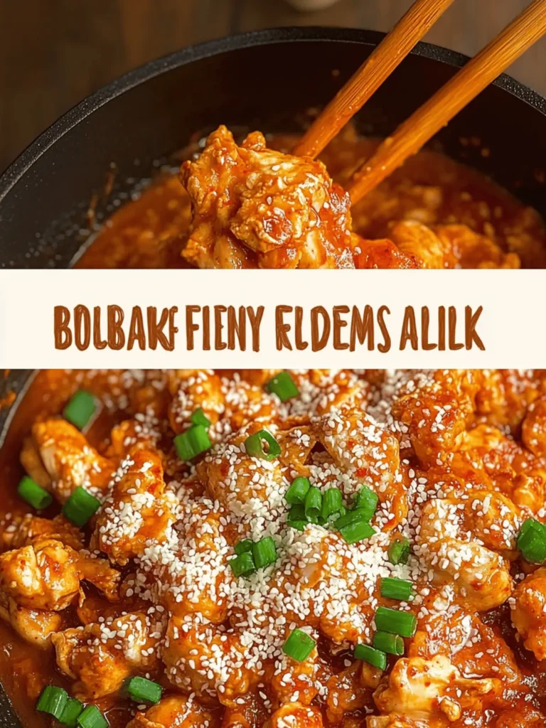 Fiery Buldak (Korean Fire Chicken) Recipe You'll Crave 4 Buldak (Korean Fire Chicken) | Cheff Recipes