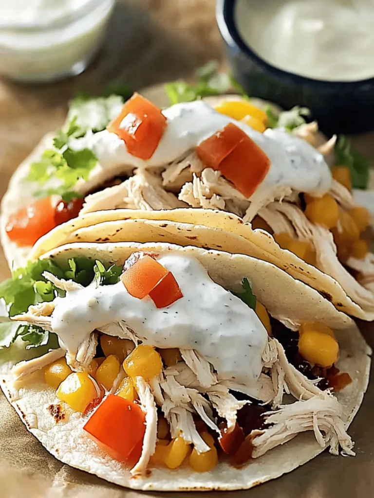 Ranch Chicken Tacos That Will Wow Your Family Tonight 3 Ranch Chicken Tacos