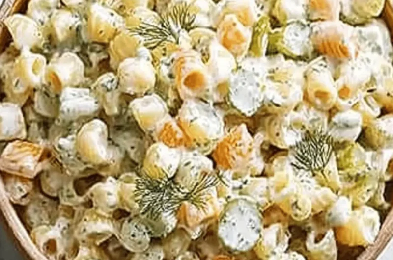 Dill Pickle Pasta Salad