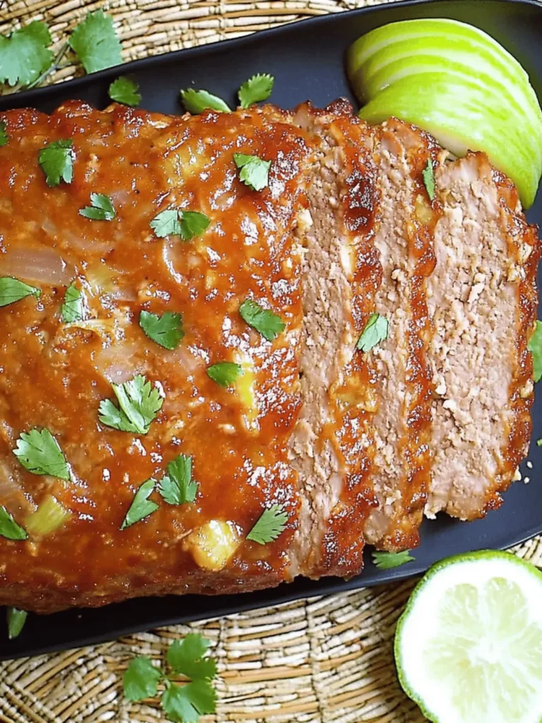 Zesty Spicy Thai Turkey Meatloaf for a Flavorful Twist 2 Spicy Thai Turkey Meatloaf