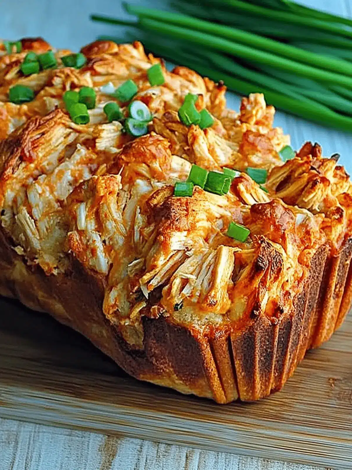 Buffalo Chicken Pull-Apart Bread