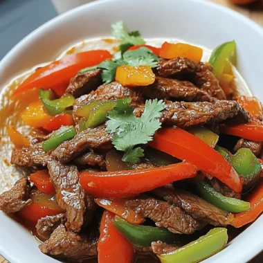 Slow Cooker Steak Fajitas