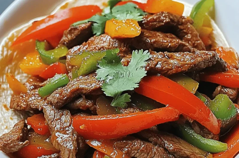 Slow Cooker Steak Fajitas