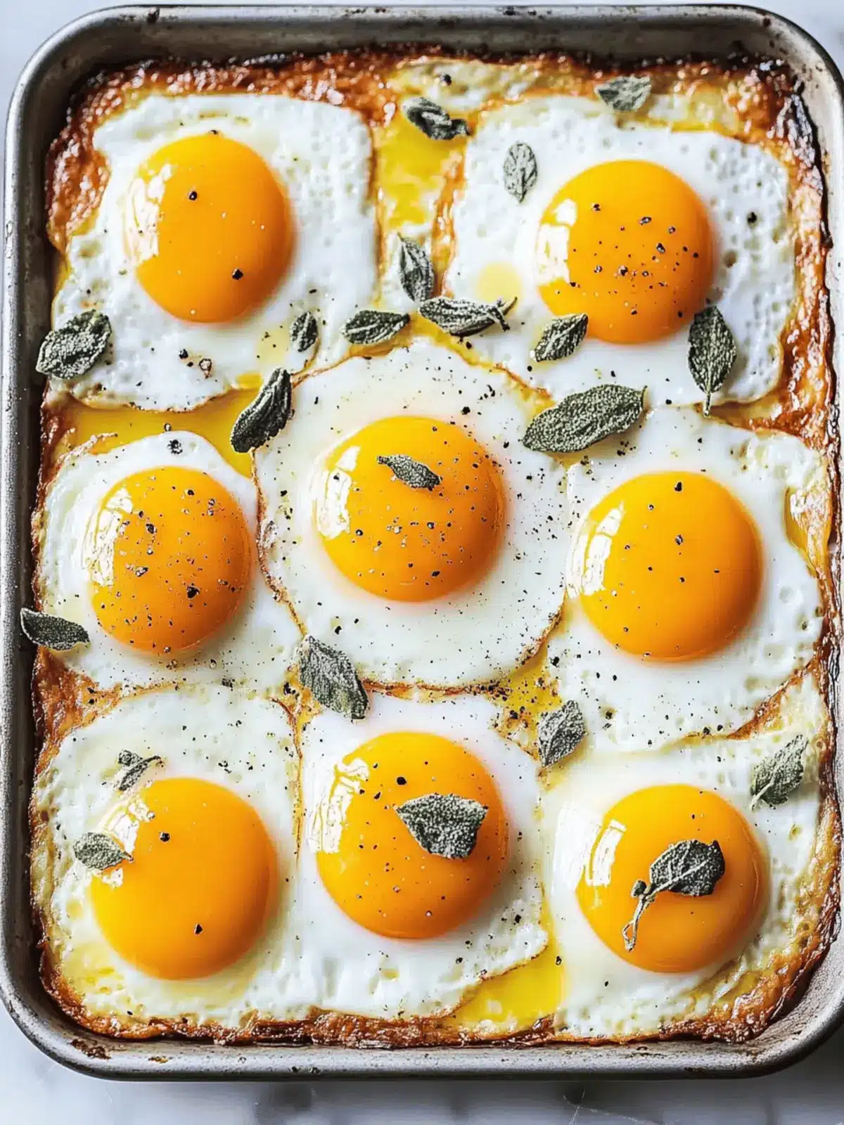 Effortless Sheet Pan Fried Eggs for a Crowd